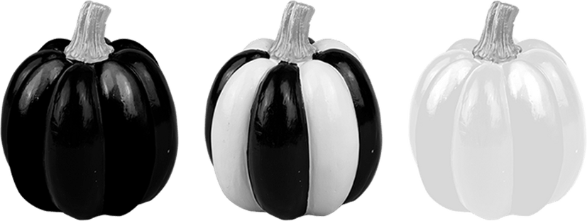 Halloween Pumpkin Black And White PNG