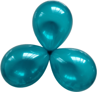 Teal Balloon PNG