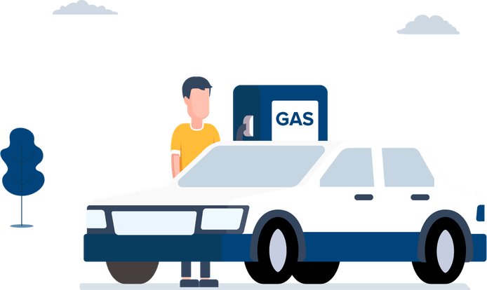 Delivery Gas PNG