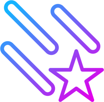 Purple Shooting Star PNG
