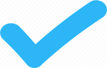 Blue Check Mark PNG
