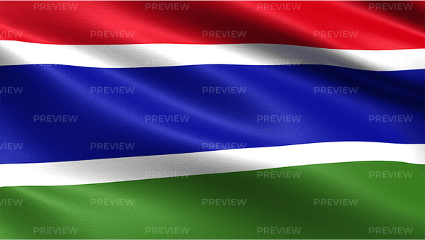 Gambia Flag PNG
