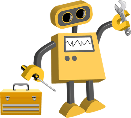 Yellow Robot PNG