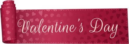 Valentines Day Banner PNG