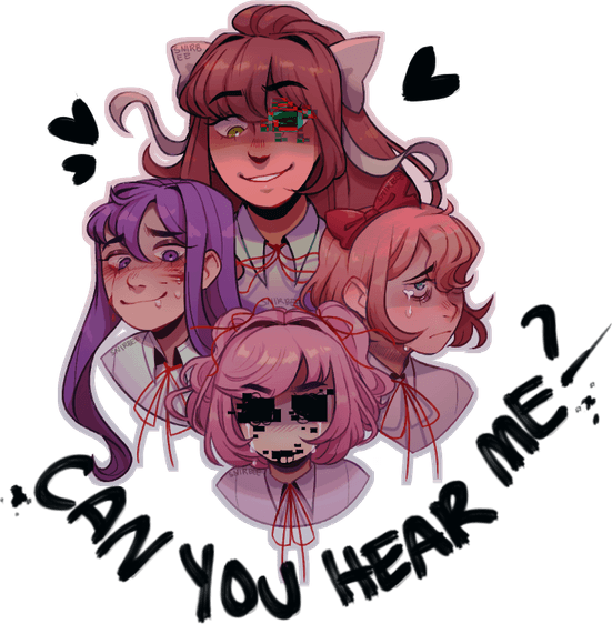 Just Monika PNG