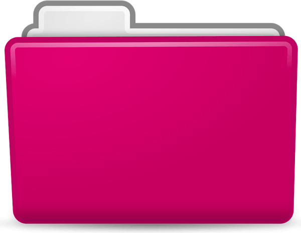 Pink Folder PNG