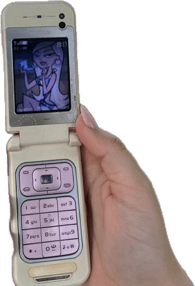 Y2k Flip Phone PNG