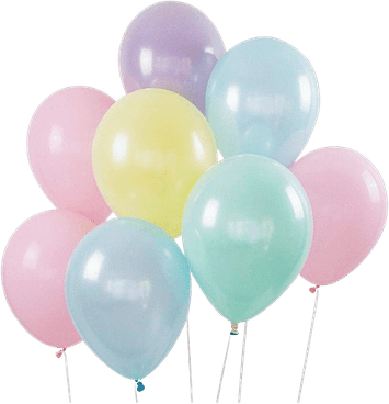 Pink And White Balloon PNG