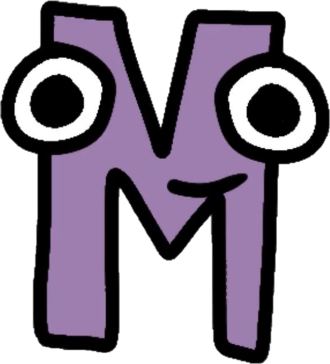 Alphabet Lore Letter M PNG