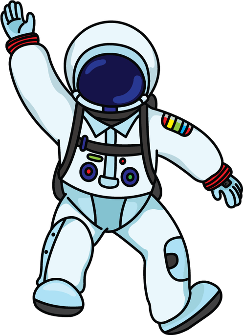 Astronaut Aesthetic Theme PNG