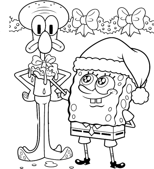 Spongebob Christmas PNG