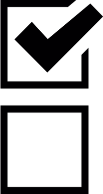Tick Mark Black PNG
