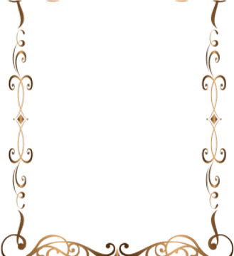 Gold Royal Border PNG