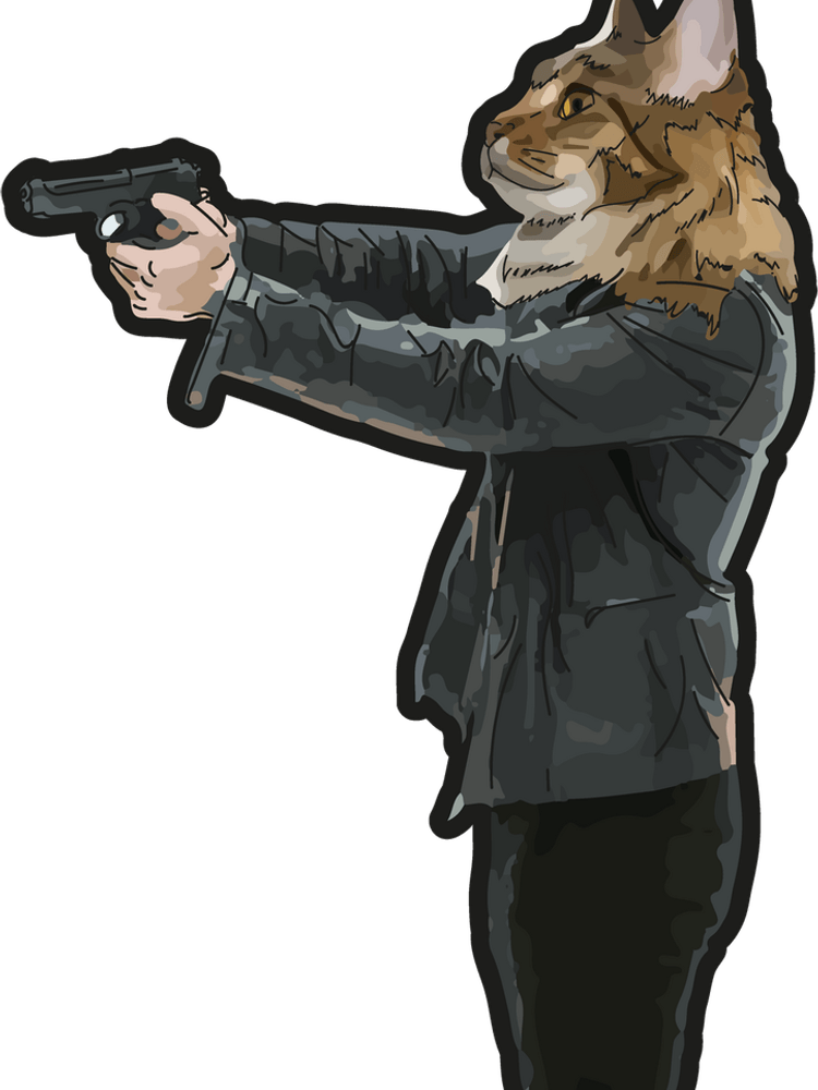 Gangster Cat PNG