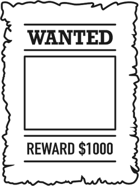 Wanted Poster PNG