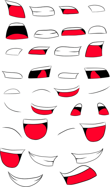 Anime Mouth PNG