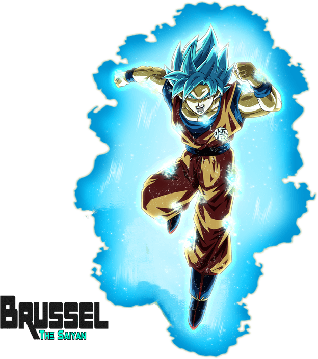 Universal Blue Goku PNG