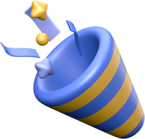 3d Confetti PNG