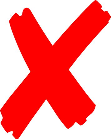 X Red PNG