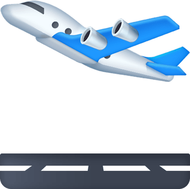 Plane Emoji PNG