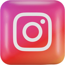 Instagram Logo 3d PNG