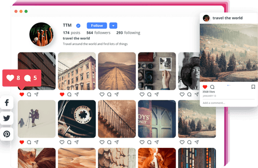 Feed Instagram PNG