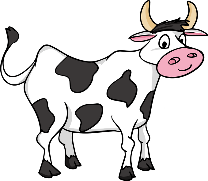 Indian White Cow PNG