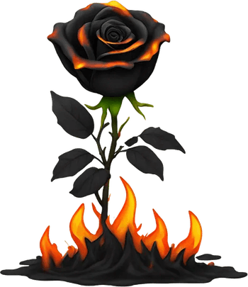 Burning Rose PNG