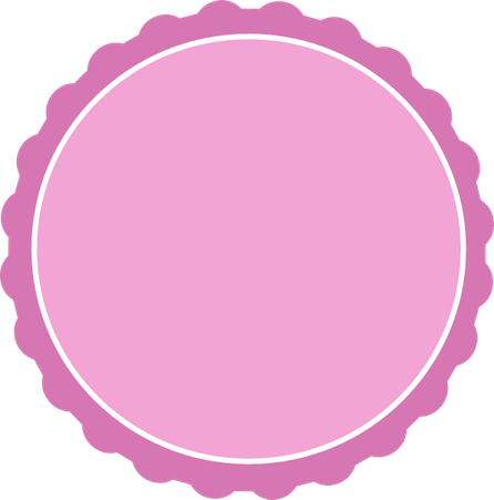Cute Pink Border PNG