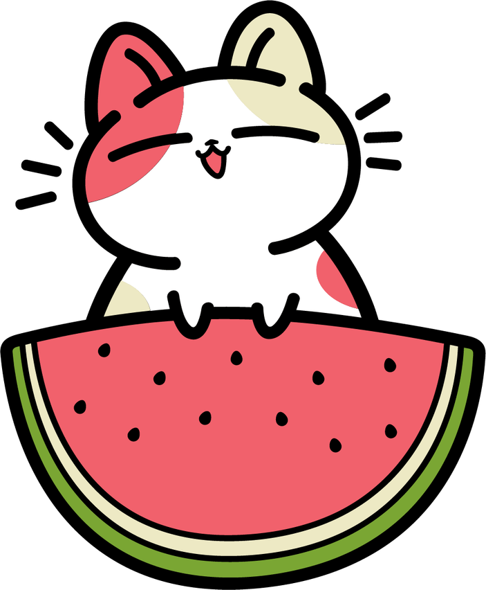 Fruit Cat PNG