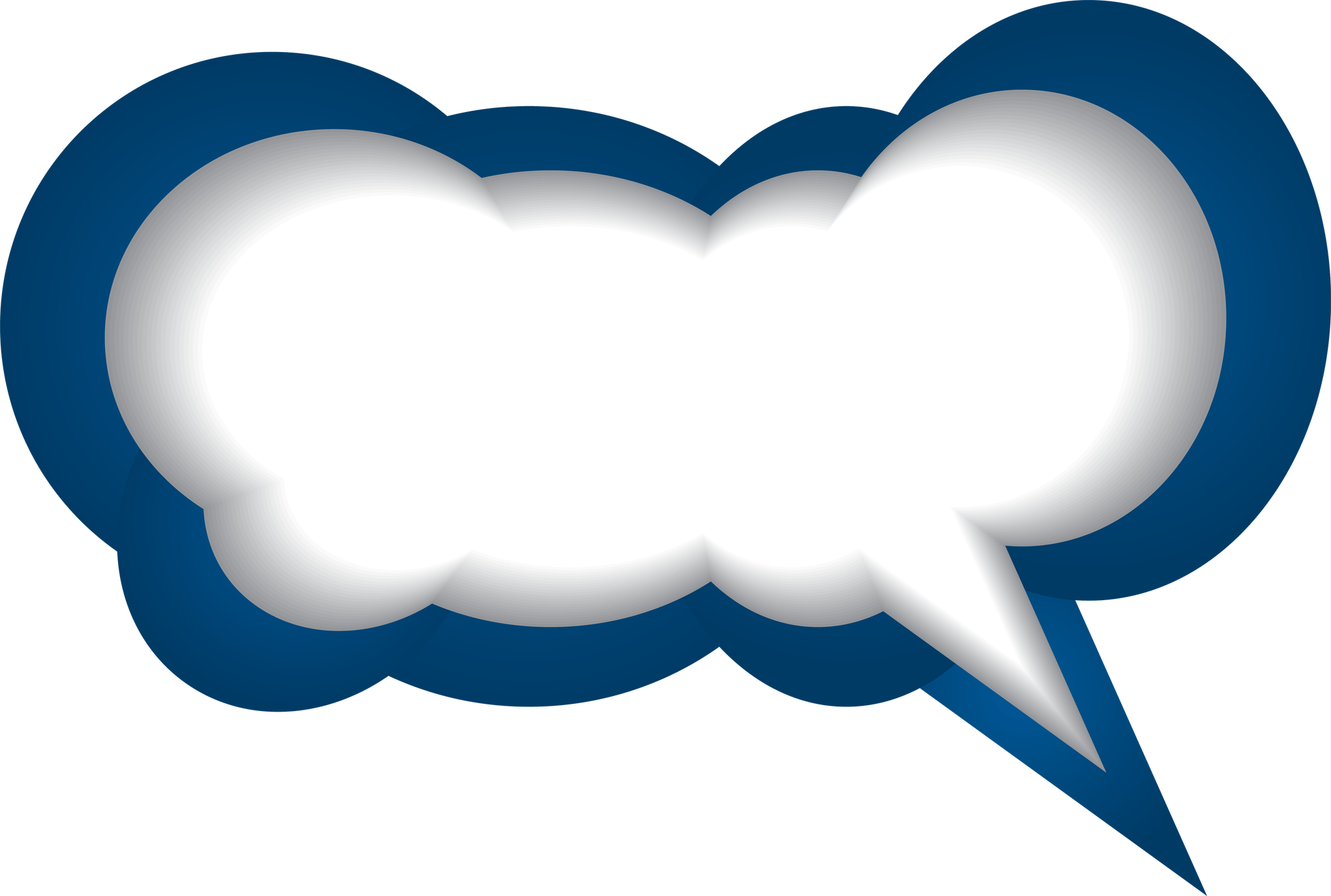 Thinking Cloud PNG