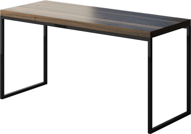 Modern Wooden Desk PNG