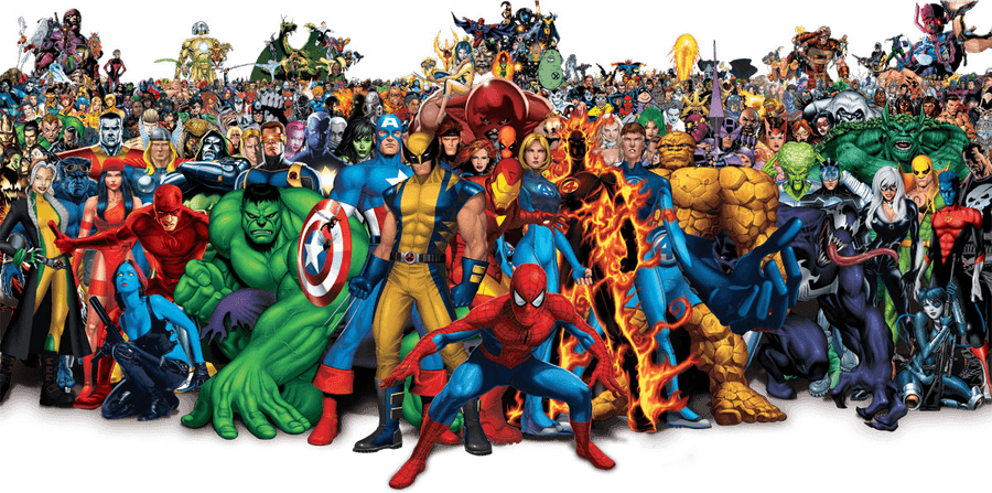 Marvel Comic Book PNG
