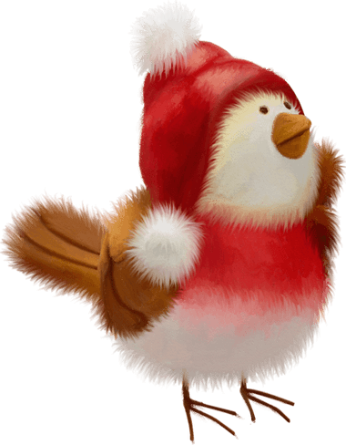 Christmas Bird PNG