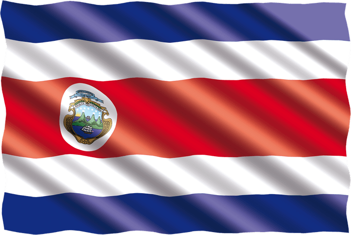 San Jose Costa Rica Flag PNG