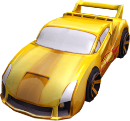 Gold Car PNG