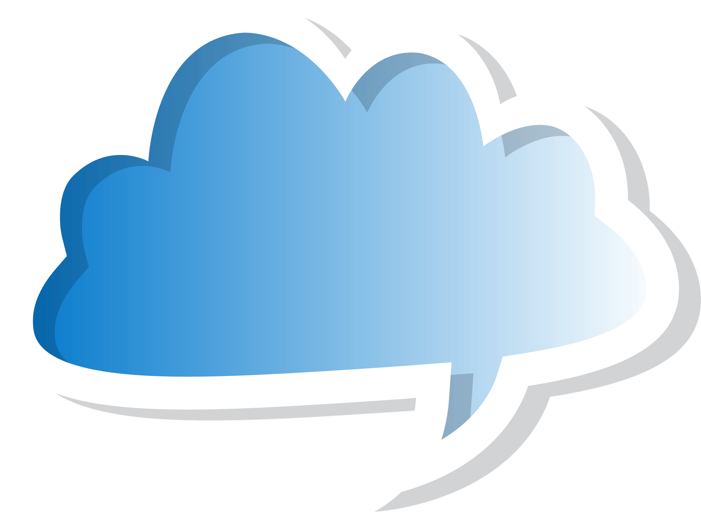 Cloud Bubble PNG