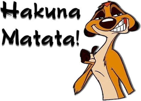 Hakuna Matata PNG