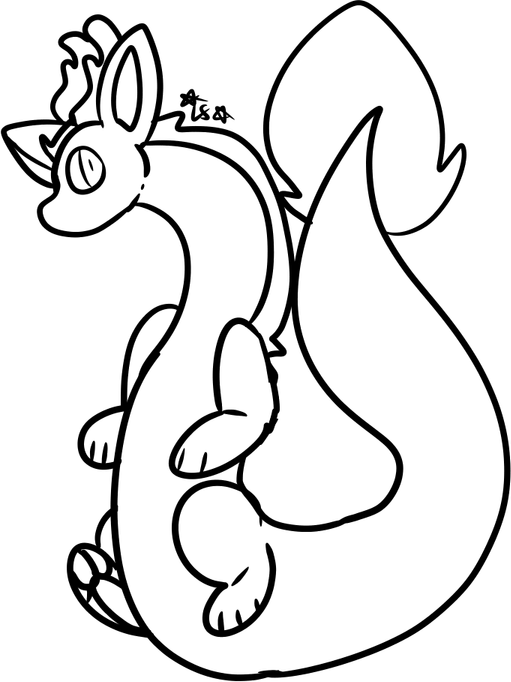 African Dragon PNG