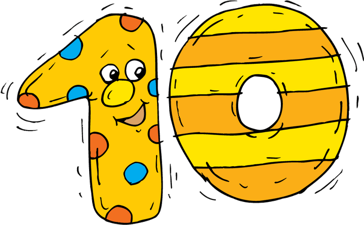 10 Number PNG