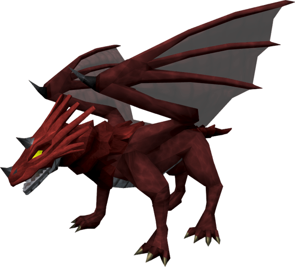 Ancient Red Dragon PNG