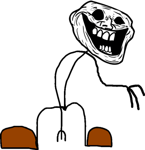 Evil Troll Face PNG
