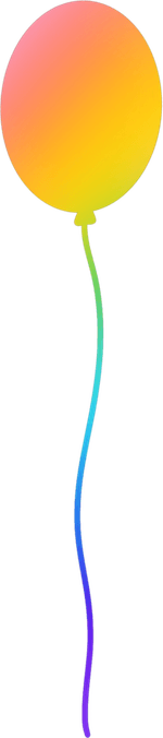 Rainbow Balloon PNG