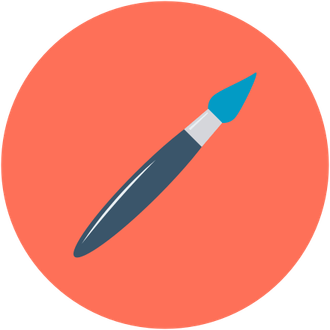 Red Circle Brush PNG
