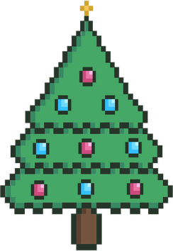 Christmas Tree Art PNG