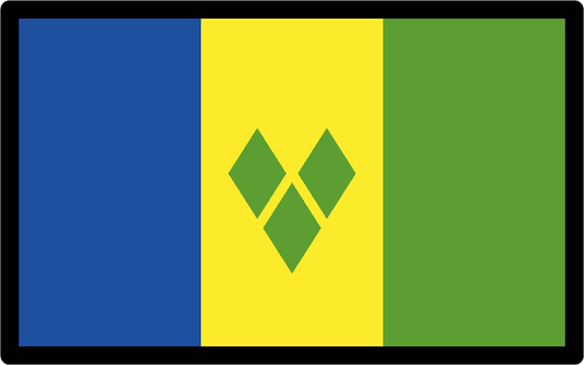 Saint Vincent And The Grenadines Flag PNG
