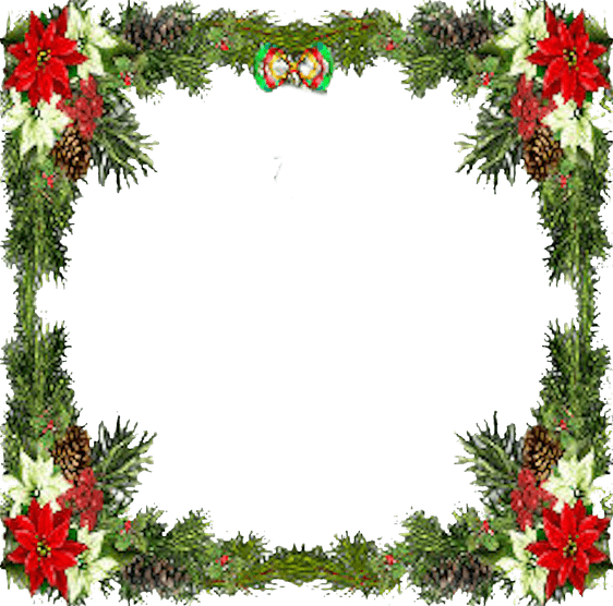 Christmas Tree Frame PNG