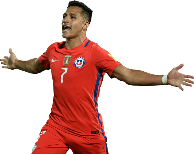 Alexis Sanchez Manchester United PNG