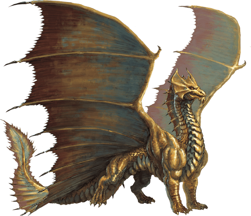 Ancient Copper Dragon PNG