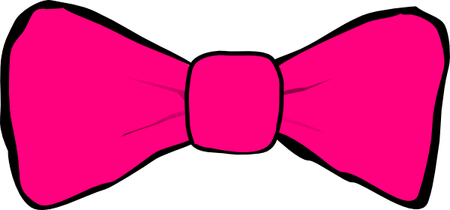 Cute Pink Bow PNG
